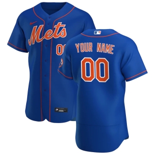 Men's New York Mets Nike Royal 2020 Alternate Authentic Custom Jersey
