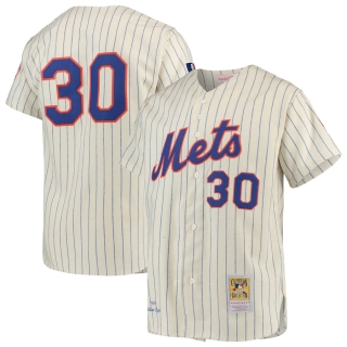 Nolan Ryan New York Mets Mitchell & Ness Cooperstown Collection Authentic Jersey - Cream
