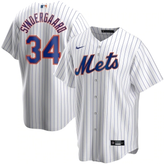Men's New York Mets Noah Syndergaard Nike White Home 2020 Replica Player Jersey