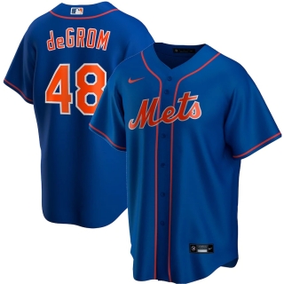 Men's New York Mets Jacob deGrom Nike Royal Alternate 2020 Replica Player Jersey