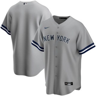 Men's New York Yankees Nike Gray Road 2020 Replica Team Jersey