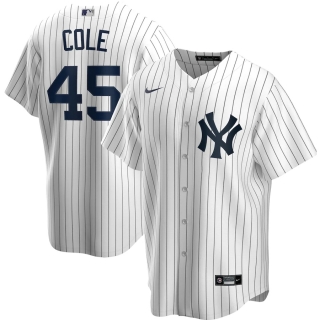 Men's New York Yankees Nike White Home 2020 Replica Player Jersey
