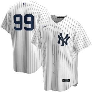 Men's New York Yankees Aaron Judge Nike White Home 2020 Replica Player Name Jersey