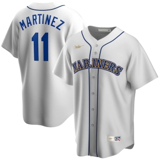 Men's Seattle Mariners Edgar Martinez Nike White Home Cooperstown Collection Replica Player Jersey