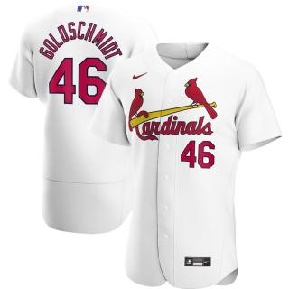 Men's St Louis Cardinals Paul Goldschmidt Nike White Home 2020 Authentic Player Jersey