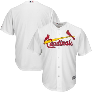 Men's St Louis Cardinals Majestic White Home Big & Tall Cool Base Team Jersey