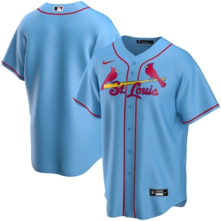 Men's St Louis Cardinals Nike Light Blue Alternate 2020 Replica Team Jersey
