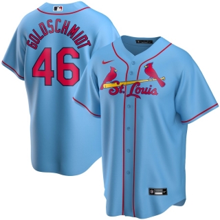 Men's St Louis Cardinals Paul Goldschmidt Nike Light Blue Alternate 2020 Replica Player Jersey