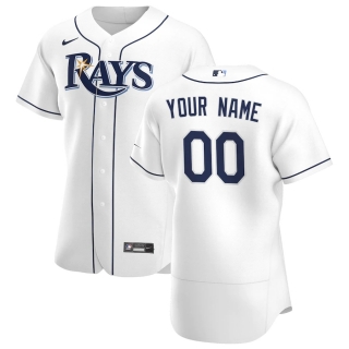 Men's Tampa Bay Rays Nike White 2020 Home Authentic Custom Jersey