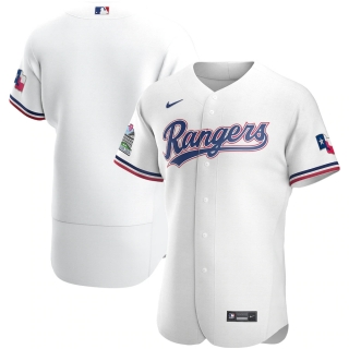 Men's Texas Rangers Nike White Home 2020 Authentic Team Jersey