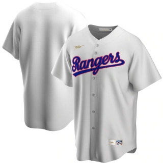 Men's Texas Rangers Nike White Home Cooperstown Collection Team Jersey