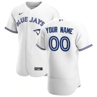 Men's Toronto Blue Jays Nike White 2020 Home Authentic Custom Jersey