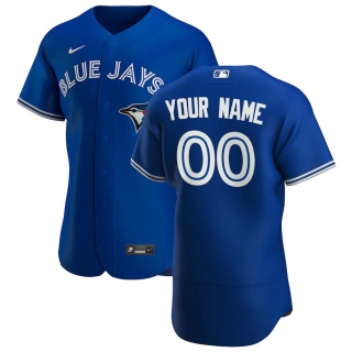 Men's Toronto Blue Jays Nike Royal 2020 Alternate Authentic Custom Jersey