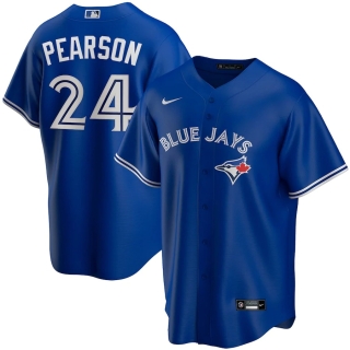Men's Toronto Blue Jays Nate Pearson Nike Royal Alternate 2020 Replica Player Jersey