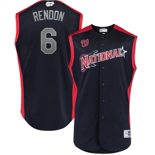 Men's Anthony Rendon Majestic Navy National League 2019 MLB All-Star Game Workout Player Jersey