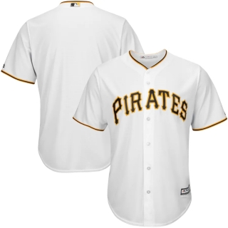 Men's Pittsburgh Pirates Majestic White Home Big & Tall Cool Base Team Jersey