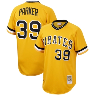 Men's Pittsburgh Pirates Dave Parker Mitchell & Ness Gold Cooperstown Collection Authentic Jersey