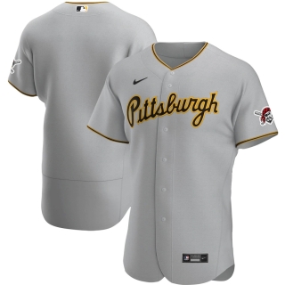 Men's Pittsburgh Pirates Nike Gray Road 2020 Authentic Team Jersey