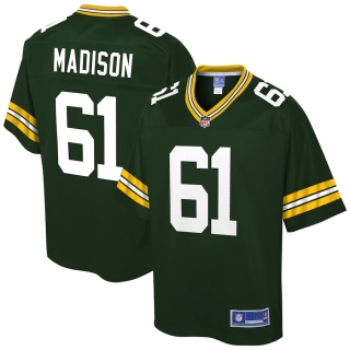 Men's Green Bay Packers Cole Madison NFL Pro Line Green Player Jersey