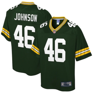 Men's Green Bay Packers Malcolm Johnson NFL Pro Line Green Big & Tall Team Player Jersey