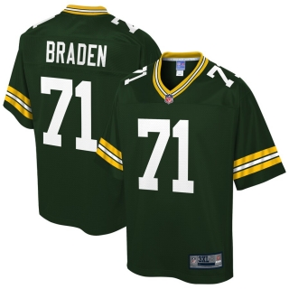Men's Green Bay Packers Ben Braden NFL Pro Line Green Big & Tall Player Jersey
