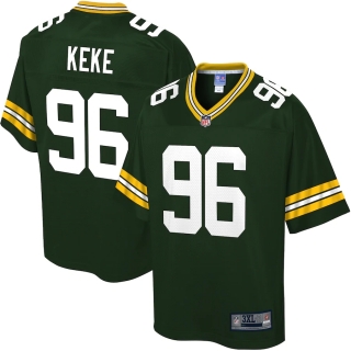 Men's Green Bay Packers Kingsley Keke NFL Pro Line Green Big & Tall Player Jersey