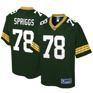 Men's Green Bay Packers Jason Spriggs NFL Pro Line Green Big & Tall Player Jersey