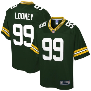 Men's Green Bay Packers James Looney NFL Pro Line Green Big & Tall Player Jersey