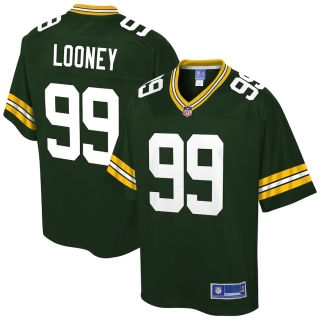Men's Green Bay Packers James Looney NFL Pro Line Green Player Jersey