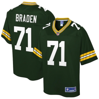 Men's Green Bay Packers Ben Braden NFL Pro Line Green Player Jersey