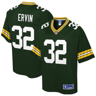 Men's Green Bay Packers Tyler Ervin NFL Pro Line Green Player Jersey