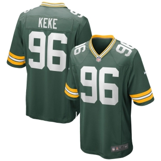 Men's Green Bay Packers Kingsley Keke Nike Green Game Jersey