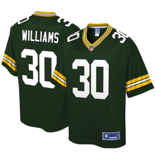 Men's Green Bay Packers Jamaal Williams NFL Pro Line Green Big & Tall Player Jersey