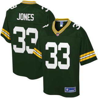 Men's Green Bay Packers Aaron Jones NFL Pro Line Green Player Jersey