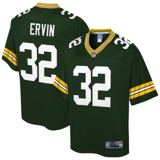 Men's Green Bay Packers Tyler Ervin NFL Pro Line Green Big & Tall Player Jersey