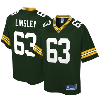 Men's Green Bay Packers Corey Linsley NFL Pro Line Green Big & Tall Player Jersey