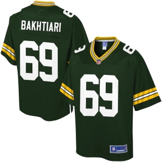 NFL Pro Line Men's Green Bay Packers David Bakhtiari Team Color Jersey