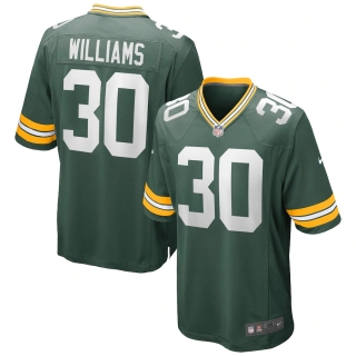 Men's Green Bay Packers Jamaal Williams Nike Green Game Jersey