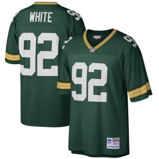 Men's Green Bay Packers Reggie White Mitchell & Ness Green Big & Tall 1996 Retired Player Replica Jersey