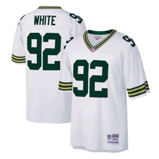 Men's Green Bay Packers Reggie White Mitchell & Ness White Legacy Replica Jersey