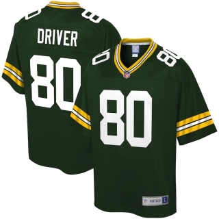 Men's Green Bay Packers Donald Driver NFL Pro Line Green Retired Player Jersey