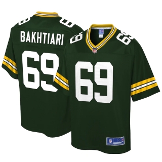 Men's Green Bay Packers David Bakhtiari NFL Pro Line Green Big & Tall Player Jersey
