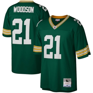 Men's Green Bay Packers Charles Woodson Mitchell & Ness Green 2010 Legacy Replica Jersey