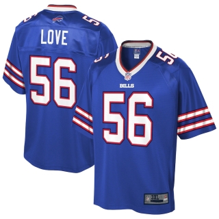 Men's Buffalo Bills Mike Love NFL Pro Line Royal Big & Tall Player Jersey