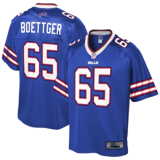 Men's Buffalo Bills Ike Boettger NFL Pro Line Royal Big & Tall Team Player Jersey