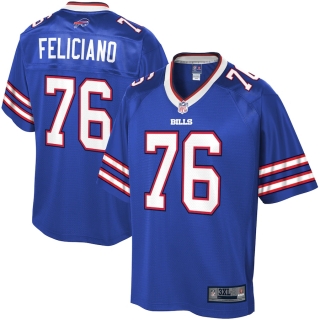 Men's Buffalo Bills Jon Feliciano NFL Pro Line Royal Big & Tall Team Player Jersey
