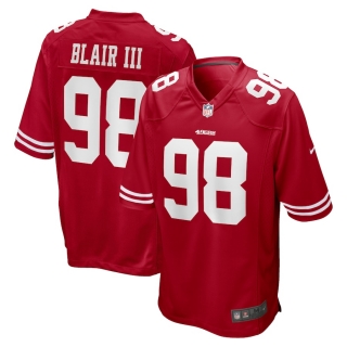 Men's San Francisco 49ers Ronald Blair III Nike Scarlet Game Jersey