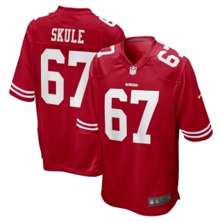 Men's San Francisco 49ers Justin Skule Nike Scarlet Game Jersey