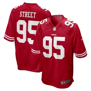 Men's San Francisco 49ers Kentavius Street Nike Scarlet Game Jersey