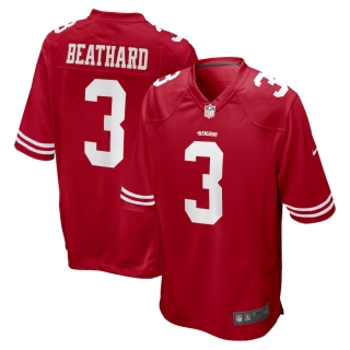 Men's San Francisco 49ers CJ Beathard Nike Scarlet Game Jersey
